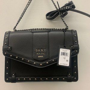DKNY Black Purse with Studs